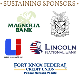 LaRue County chamber of commerce sustaining sponsors Magnolia Bank, Lincoln National Bank, Fort Knox Federal Credit Union, Elizabethtown Community and Technical College, LaRue Insurance