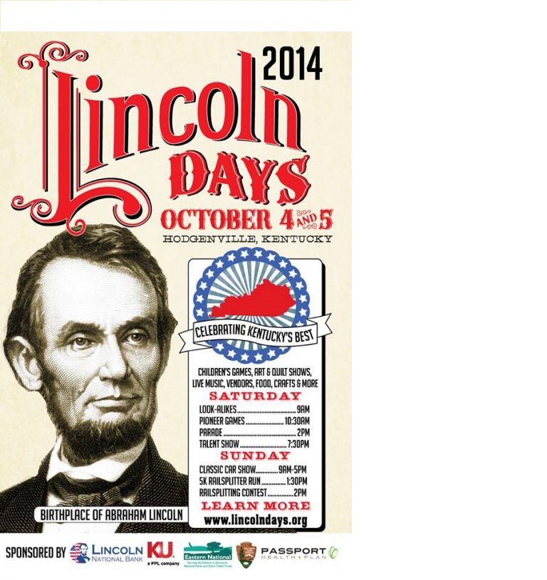 Kentucky's Best Lincoln Days! LaRue County Chamber of Commerce